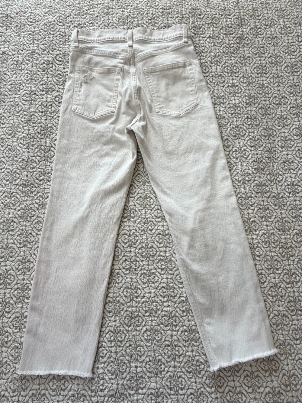 Gap Cheeky Sky High Straight White Jeans size 6 Regular - Picture 3 of 5